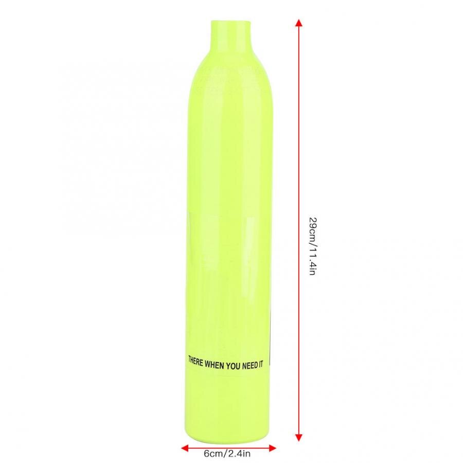 Dykke oksygentank dykke oksygen tank tilbehør mini scuba oksygen flaske tank flaske 85 liter svømmedykker utstyr