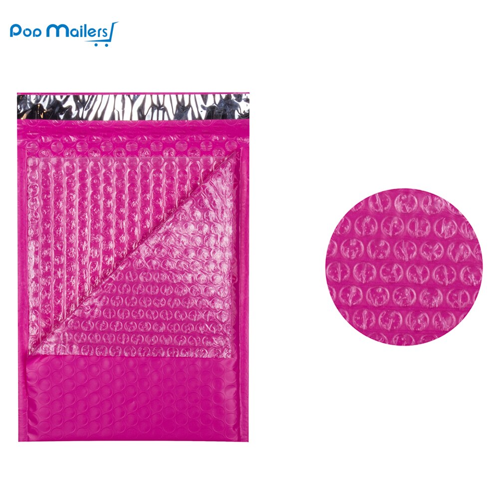 8.5 x 11 tommer 235*280mm poly boble mailer pink selvforseglende polstrede konvolutter pakke  of 10