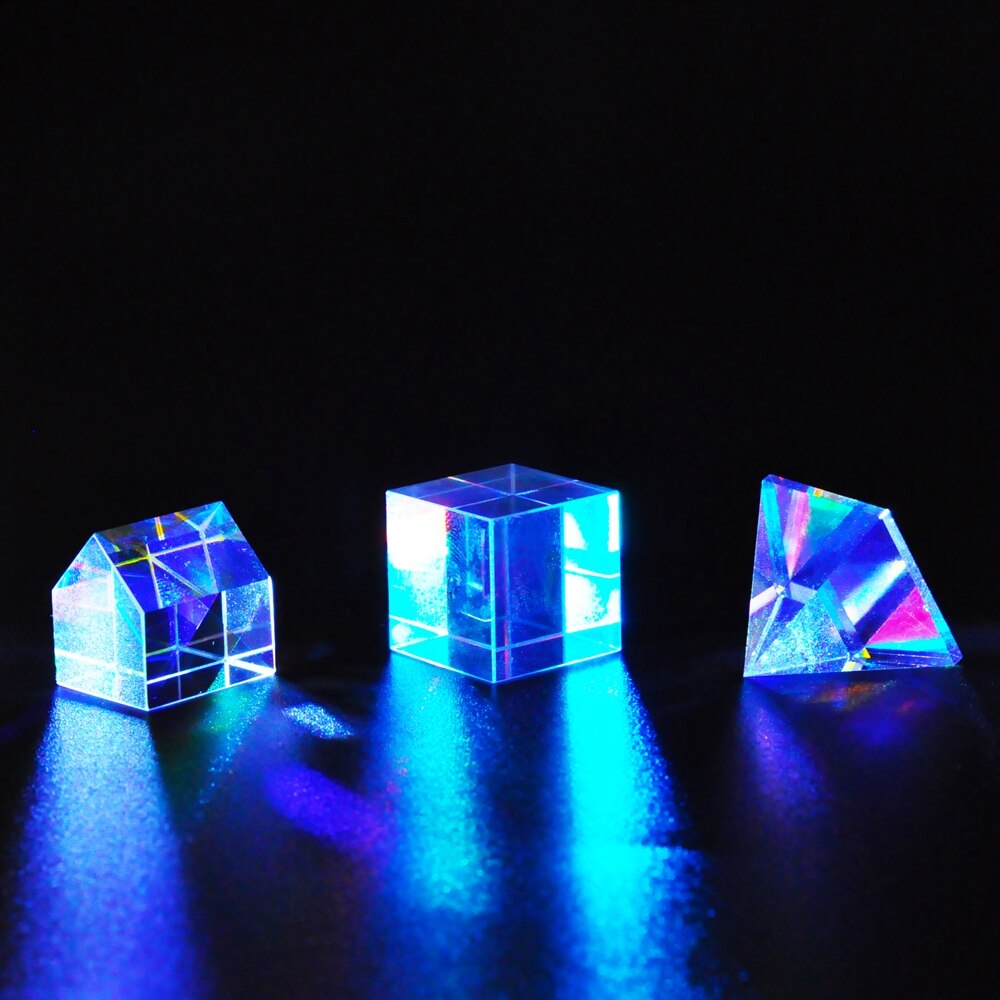 Prisma Glas 20Mm Zeskantige Helder Licht Combineren Cube Stained Beam Splitting Optische Experiment Instrument