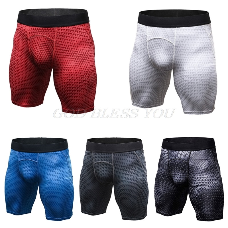 Ropa de compresión para el gimnasio para hombre, pantalones cortos de capa inferior, medias atléticas,