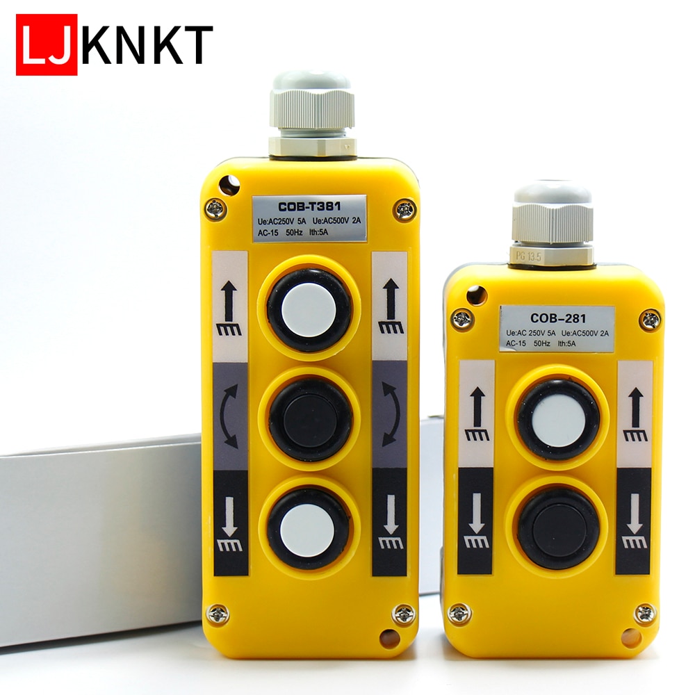 Industriel fjernbetjening trykknap kontakt kran lastbil controller kontakter kontrol elevator el cob -t381 cob -281 cob -481