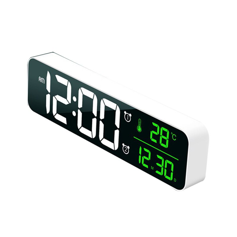 Living Room Digital Display LED Digital Perpetual Calendar Clock Luminous Silent Electronic Alarm Clock