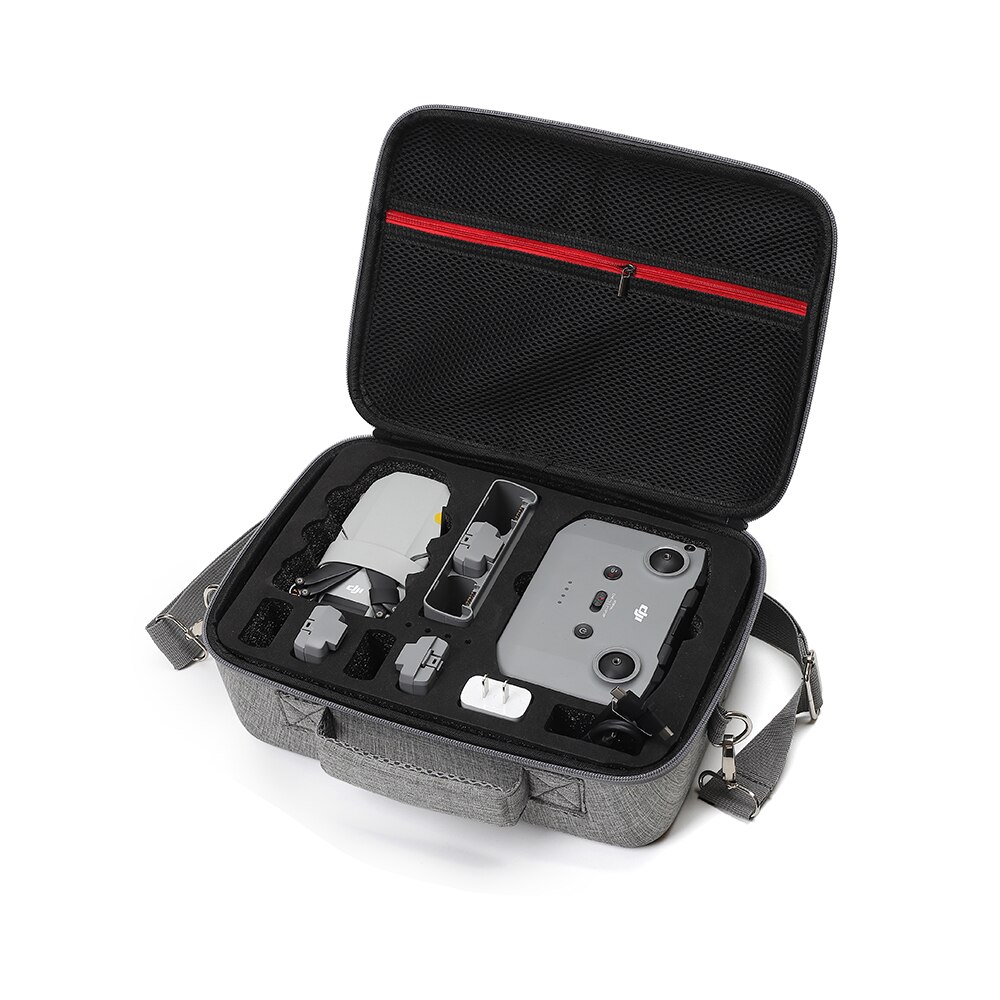 Draagbare Schouder Case Voor Dji Mavic Mini 2 Drone Opbergbox Voor Mavic Mini 2 Drone Accessoires: Black