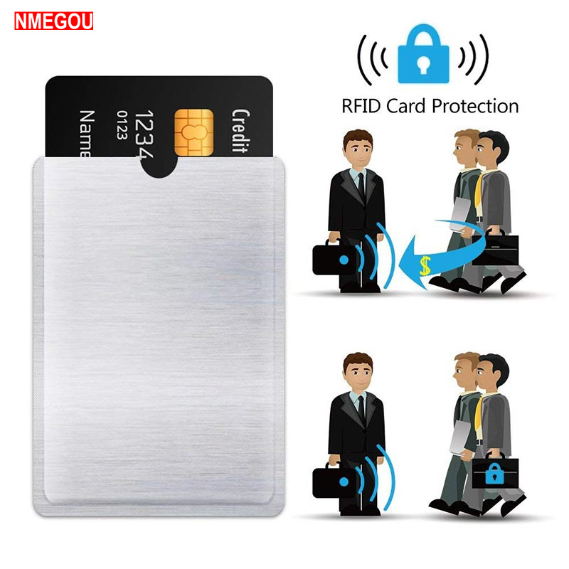 10 Stuks Rfid Blocking Mouwen Anti Diefstal Rfid Card Protector Rfid Blocking Mouwen Identiteit Diefstal Anti-Scan Card Sleeve bescherming
