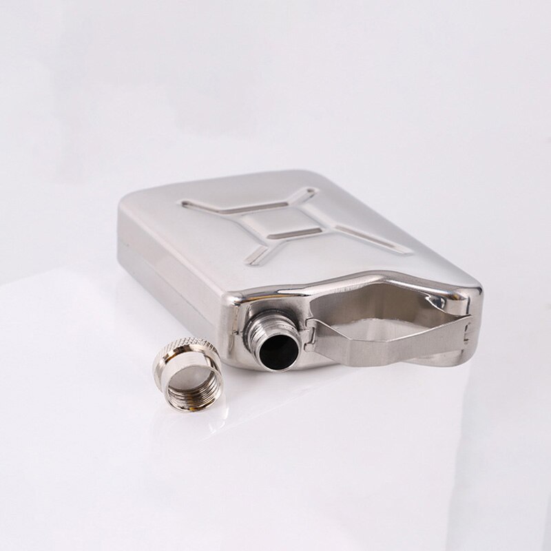 5oz Hip Flask with Funnel Mini Portable Wine Drink Pot Stainless Steel Alcohol Whiskey Flagon Wine Bottle for Outdoor Men