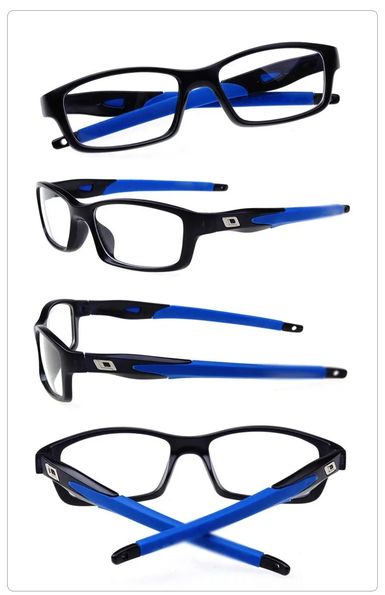 Montura de gafas deportivas de silicona para hombres y mujeres, gafas graduadas, montura de gafas ópticas,: Rojo