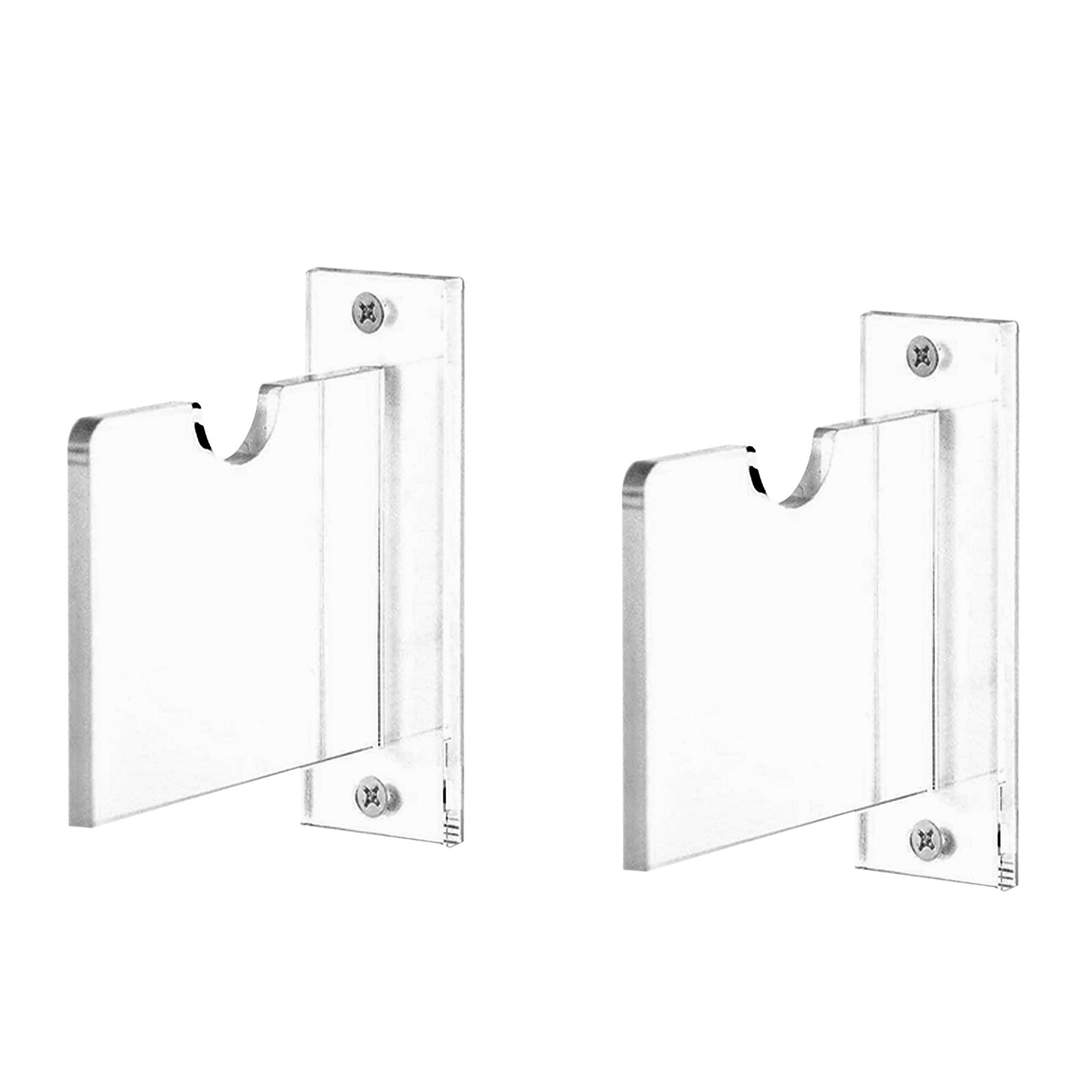 Hockey Stick Display Stand Acrylic Wall Mount Clear Ice Hockey Stick Supports Bracket Holder Horizontal Hanger for Any Home