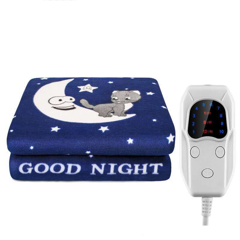 Elektrische deken dikkere verwarming dubbele lichaamswarmer 150*120cm verwarmde deken thermostaat elektrische verwarmingsdeken elektrische verwarming: 2