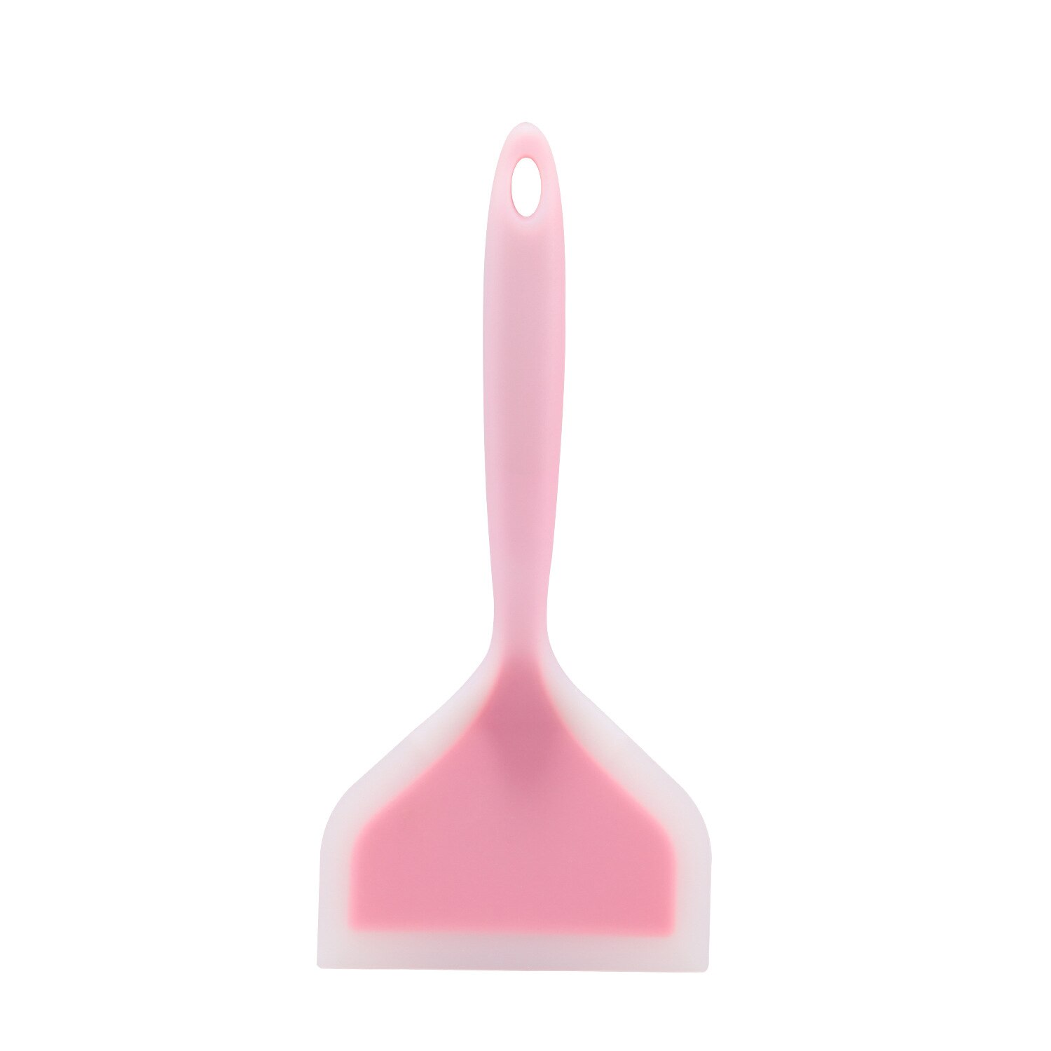 Silicone Cooking Turner Pancake Shovel Non-Stick Beef Meat Wide Pizza Spatula Kitchen Scraper Food Lifters Kitchen Gadgets: Pink