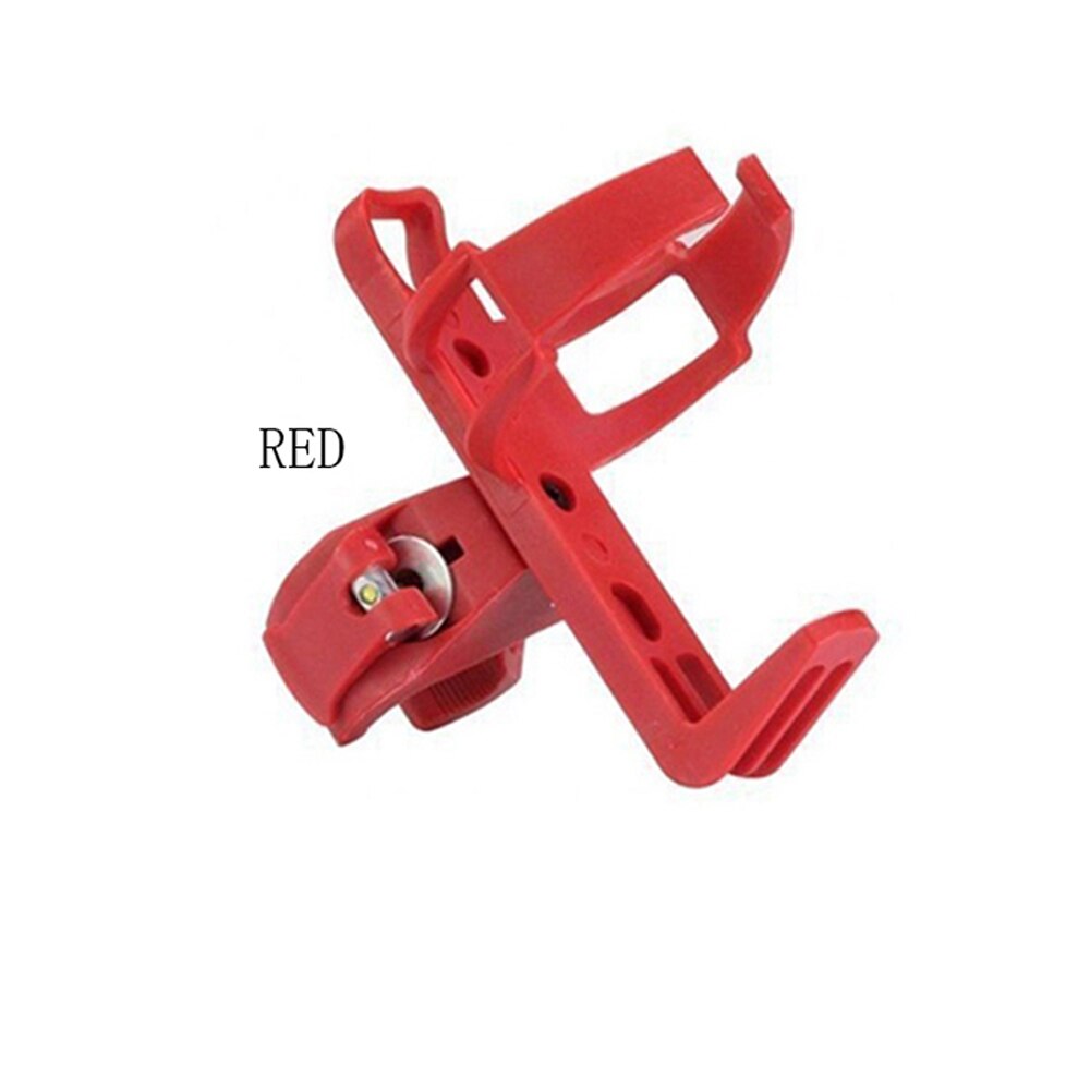 MTB Bike Road Bike Bottle Cage bike bicycle plastic steel quick-release Cycling Bicycle Water Bottle Cage Bottle Holder: red