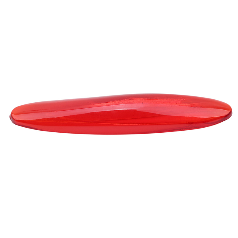 1pc 9.5*1.8cm Rattleback Puzzle Celt Stone Rattle Back Magic Trick Props Brain Teaser Fun Toys: red