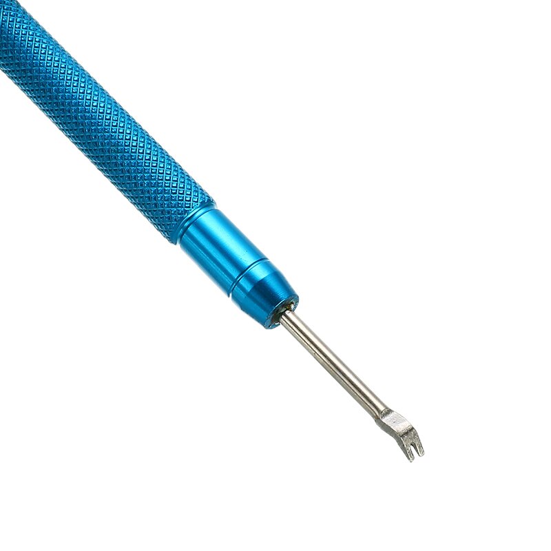 2 stuks rood/blauwe vervangende horloge accessoires roestvrijstalen horloge verwijderaar gereedschap horloge reparatie gereedschapsset handmatige verwijderaar naaldstang