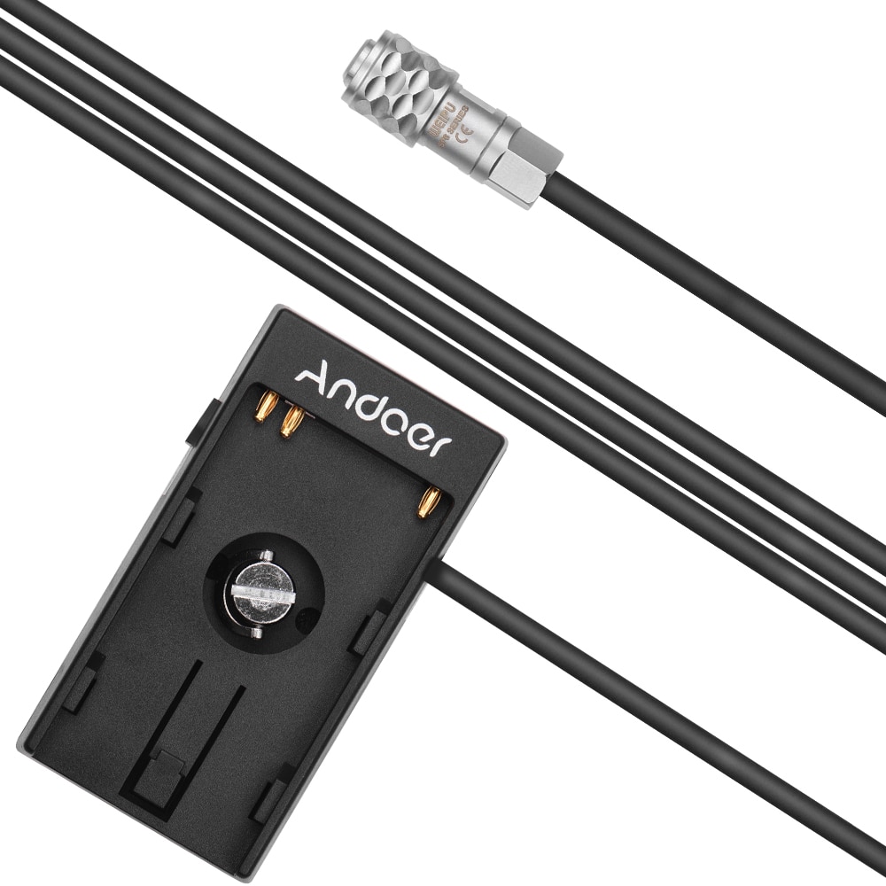 Andoer Kamera DV Batterie Netzteil Montieren Platte Adapter mit 1/4 Zoll Schraube für BMPCC 4K für Sony BP-U30 u60 U90 BP-U Batterie