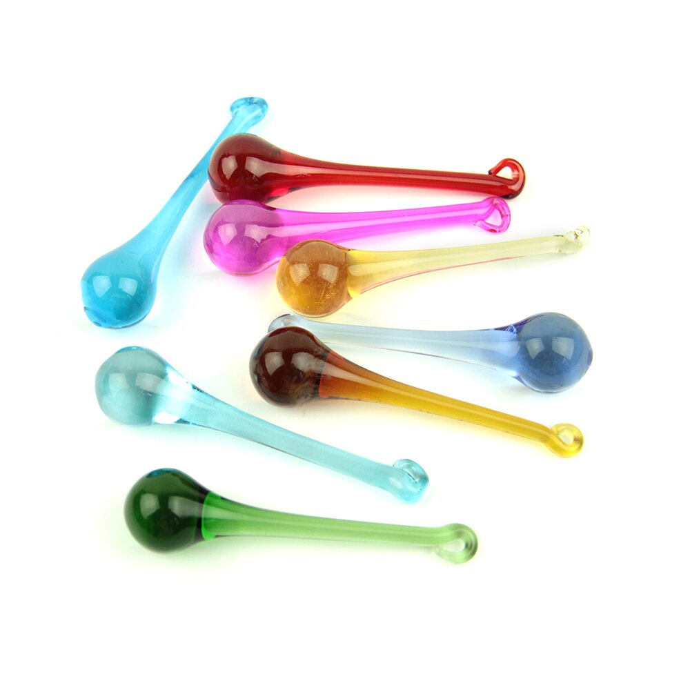 16x6 0Mm/20X80Mm 10 Stuks Veelkleurige Regendruppels Kristallen Kroonluchter Onderdelen Lamp Glas Opknoping Hangers Kralen gordijn Accessoires
