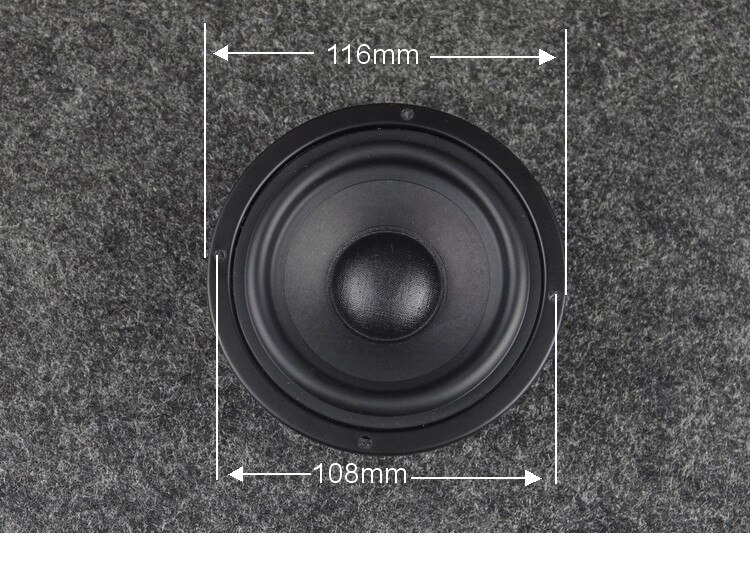 HIFI 2pcs 4 inch woofer super subwoofer high-power hifi speaker low-frequency shock audio DIY upgrade