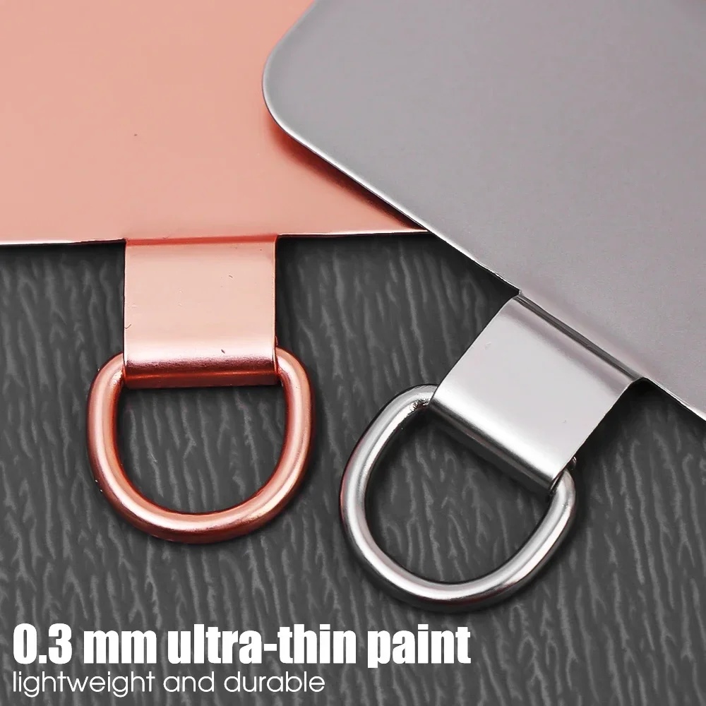 Joint de raccordement d'attache de téléphone Ultra-fin en acier inoxydable, pièces de sangle de téléphone portable, lanière de remplacement, pièce de connexion de sécurité, 4/1 pièces