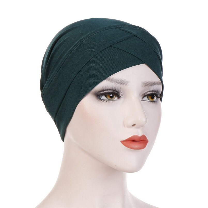 Mode Vrouwen Zomer Effen India Hoed Moslim Ruche Kanker Chemo Casual Beanie Tulband Wrap Sjaal Cap Elegante Caps Hoeden #4R22