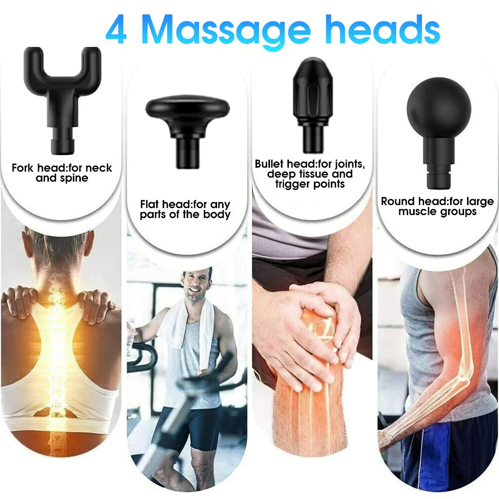 High-frequency Massage Gun Sports Relaxation Fitness Electric Massager Portable Slimming Shaping Pain Relief