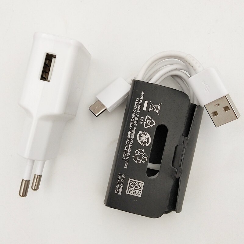 Samsung 9V 1,67 A 15W USB Schnelle Ladegerät Adapter 100CM USB 3,1 Typ C Kabel Für Galaxis s20FE S20 Hinweis 20 Ultra S10 S9 Plus A71 A91: Weiß EU hinzufügen Kabel