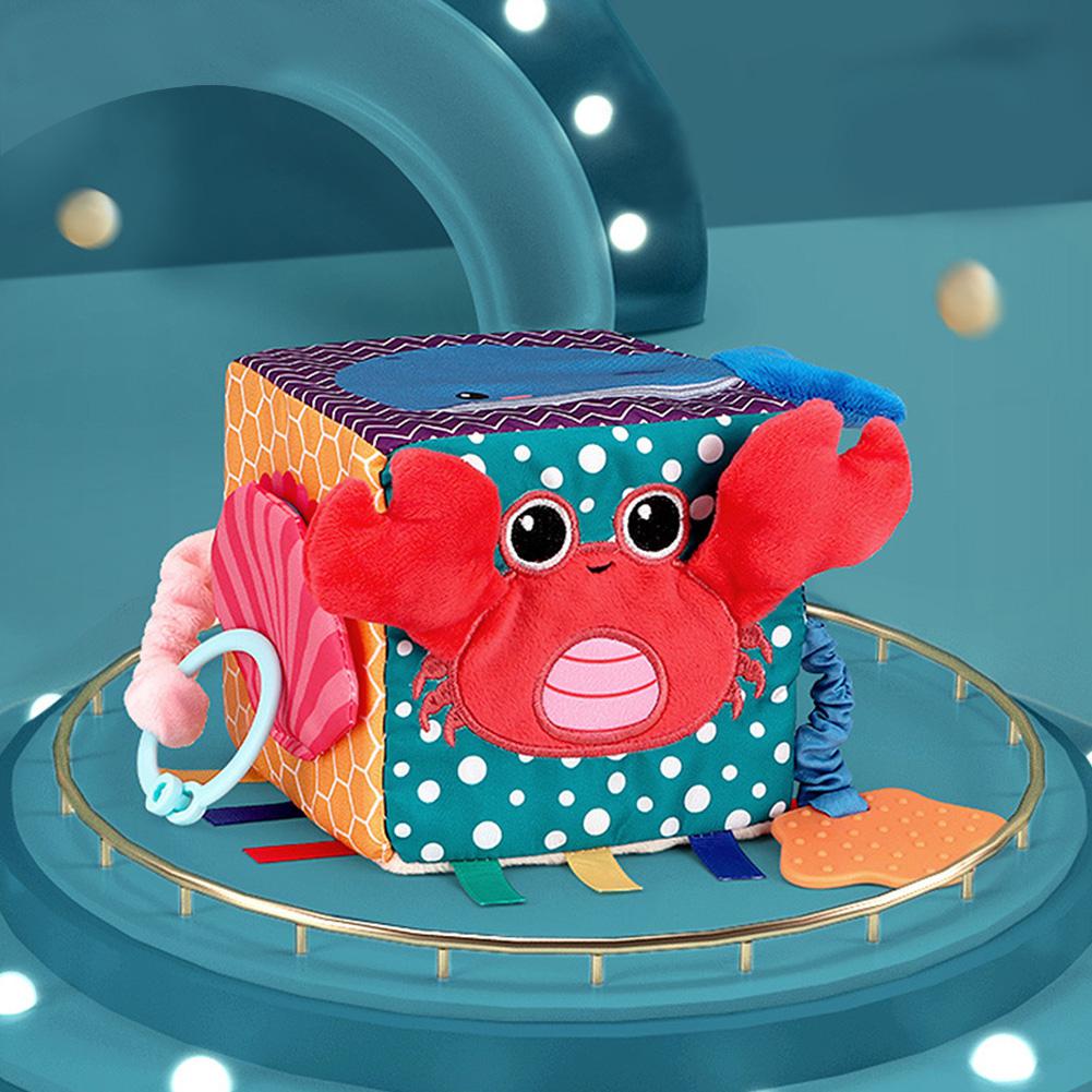 Rctown Stereoscopische Doek Boek Speelgoed Ontwikkelen Baby Intelligence Grijpen Tafelbel Rammelaar Voor Baby Baby