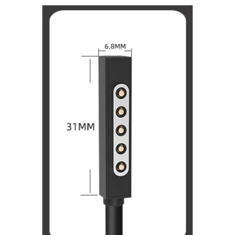 USB Type C Power Supply Charger Adapter Charging Cable Cord for Surface Pro 1/2 12V PD Charging