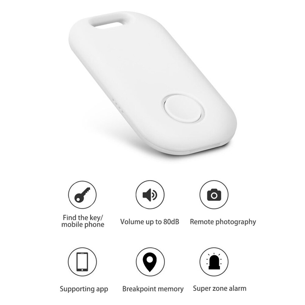Mini Smart Finder Wireless Bluetooth Alarm Anti Lost Device APP Connection Bidirectional Alarm One-touch Find Locator Tracker