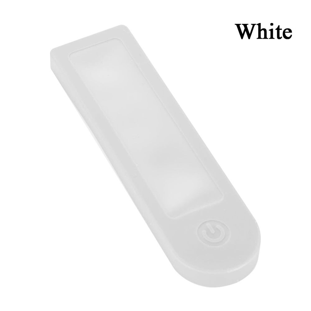 Universele Printplaat Dashboard Cover Waterdichte Soft Bescherm Case Siliconen Mouwen Voor Xiaomi Mijia M365 Pro Scooter Accessoire: white