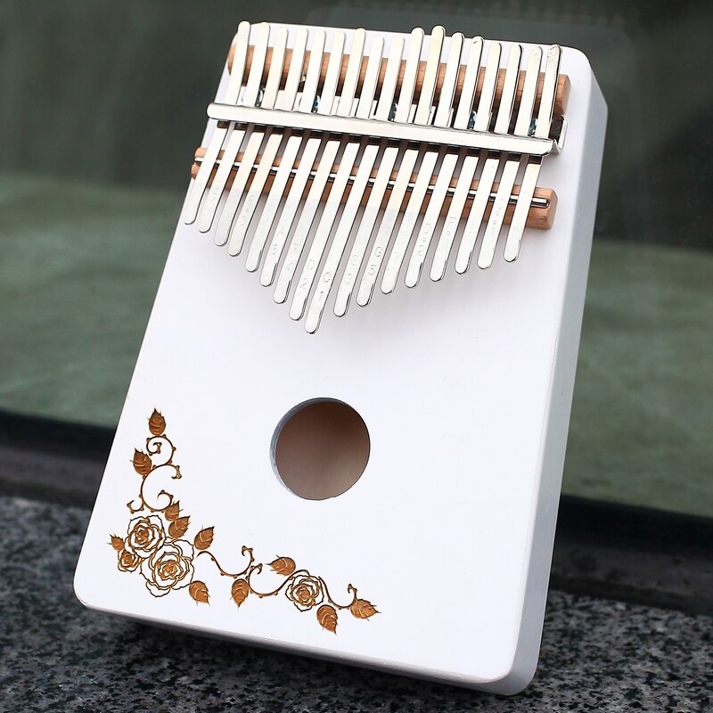 17 Keys Kalimba Mahogany Thumb Piano Reed 17 Key Music Keyboard Mini Piano High Wooden African Kalimba Finger Piano: Listing 7