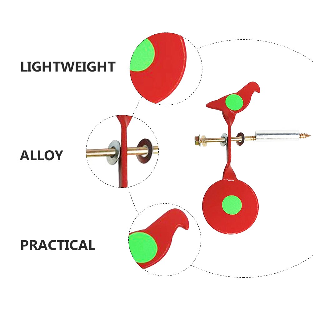 Shooting Practice Target Courtyards Tree Mounted Target Alloy Shooting Target for Household Children
