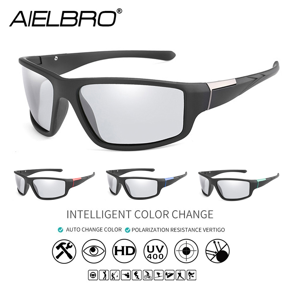 AIELBRO-gafas de sol fotocromáticas para ciclismo, – Grandado