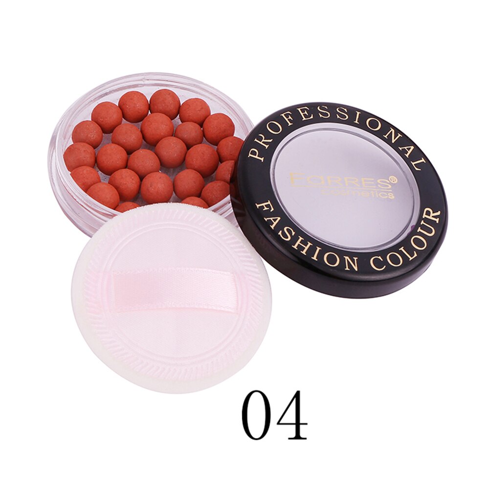 Matt blush ball lysne hudfarge naken sminke naturlig reparasjonskapasitet klassisk ball fargerik perleskimrende blush verktøy: A4