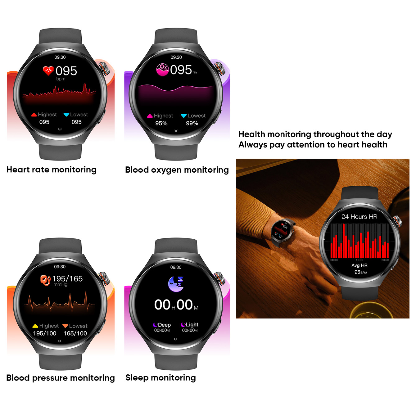 zawodowiec na wolnym powietrzu Smartwatch wojskowy Bluetooth połączenie 1.43 "ekran Amoled opaska monitorująca aktywność fizyczną duży, wytrzymały inteligentny zegarek NFC