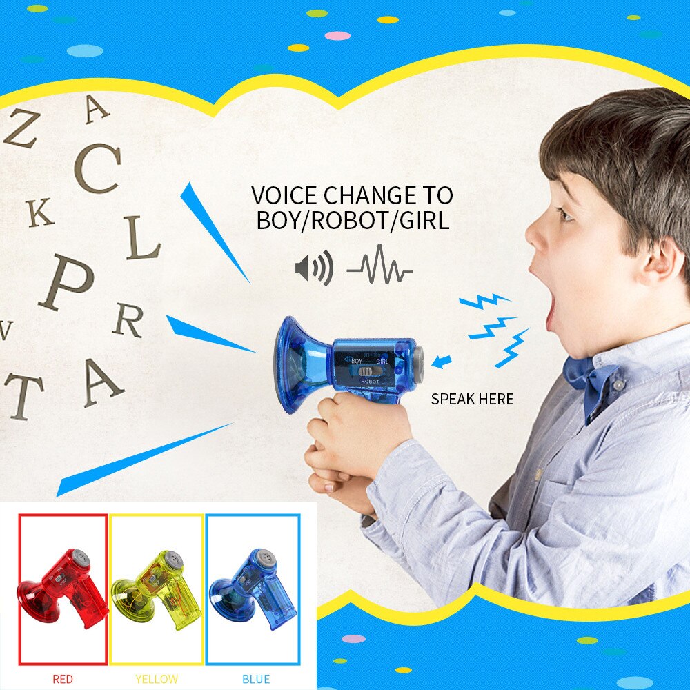 Grappige Multi Voice Changer Versterker 3 Verschillende Stemmen Fun Speelgoed Speaker Kids Educatief Kinderen Speelgoed