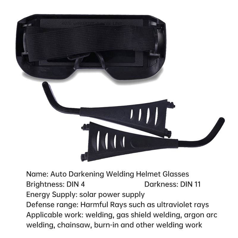 UV Welding Glasses Auto-darkening Automatic Dimming Welding Helmets Solar Goggles Special Safety Protection For Welding Worker