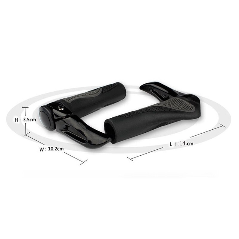 Fietsen mountainbike fietsstuur stuurgrepen eind lock-on ergonomisch