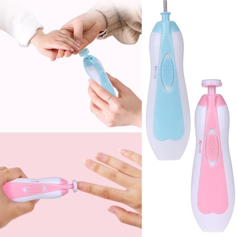 Elektrische Baby Nagel Clipper Cutter Trimmer Schere Kit Kid Infant Erwachsene Neugeborenen Nagel Pflege Healthcare Maniküre Datei Bohrer Set