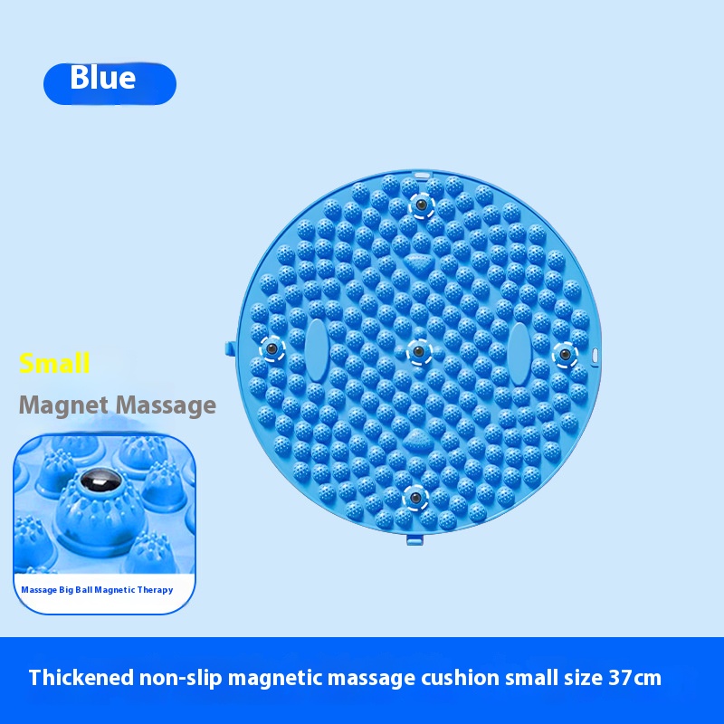 Ronde voetmassage Vingerdrukplaat Magnetische therapie Voetmassageapparaat Sport Fitness Voetmassage Pad: Blauw