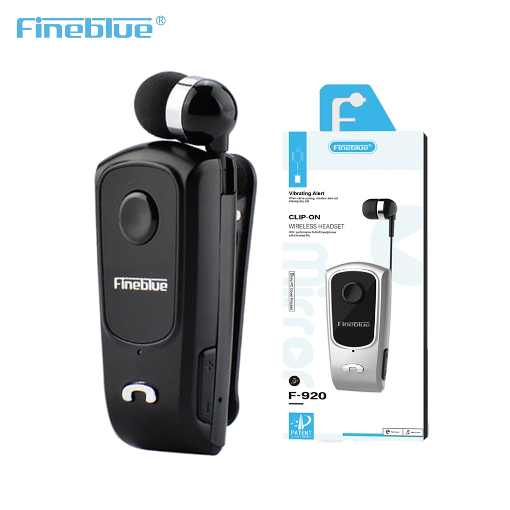 Fineblue F920 Mini Bluetooth Headset Tragbare Erinnern Vibration Tragen Clip Sport Lauf Kopfhörer Mic Anruf