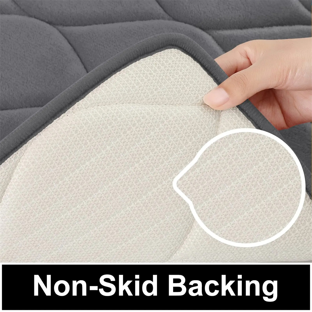Homaxy Memory Foam Badkamer Badmat Zacht Antislip Tapijt Absorberende Vloer Badkamerkleed Douche Tapijt Keuken Decor Voetmat