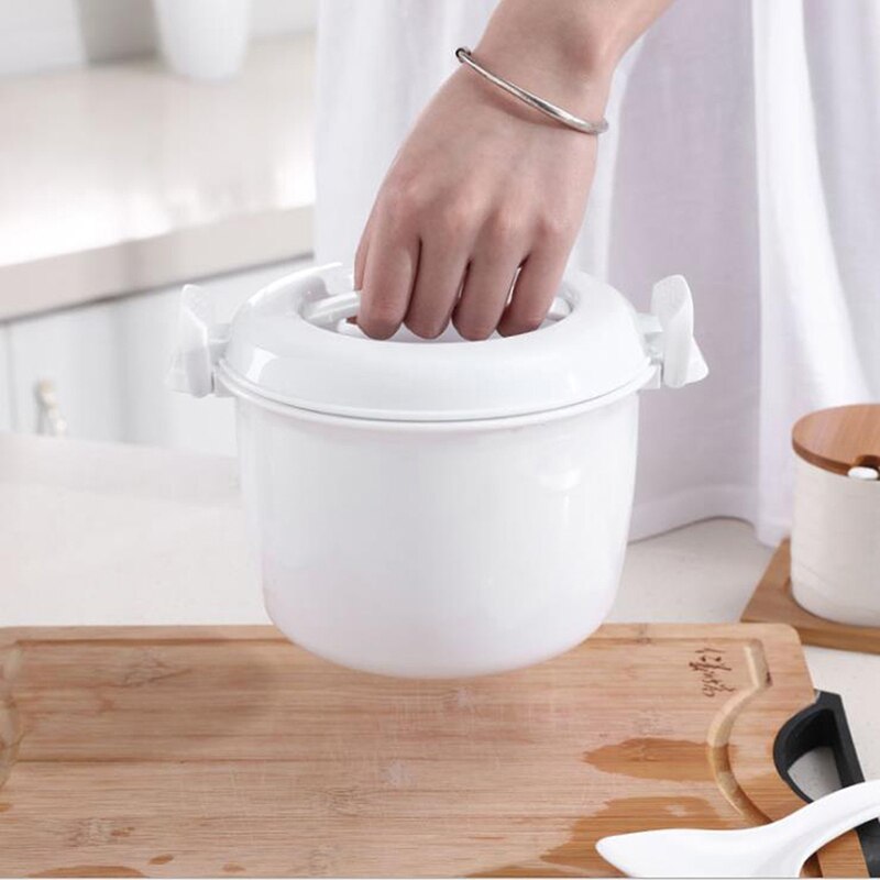 Portable Microwave Oven Rice Cooker Multifunctional food Steamer pot PP microwave cooking Utensils Insulation Bento Lunch Box