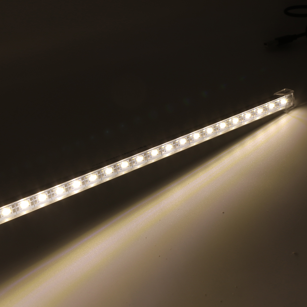 Led Bar Night Light With Switch 5V USB SMD5630 High Brightnes Rigid Strip 10/20/35/40/50cm Under Cabinet Wardrobe Tube Lamp: green / Cold White