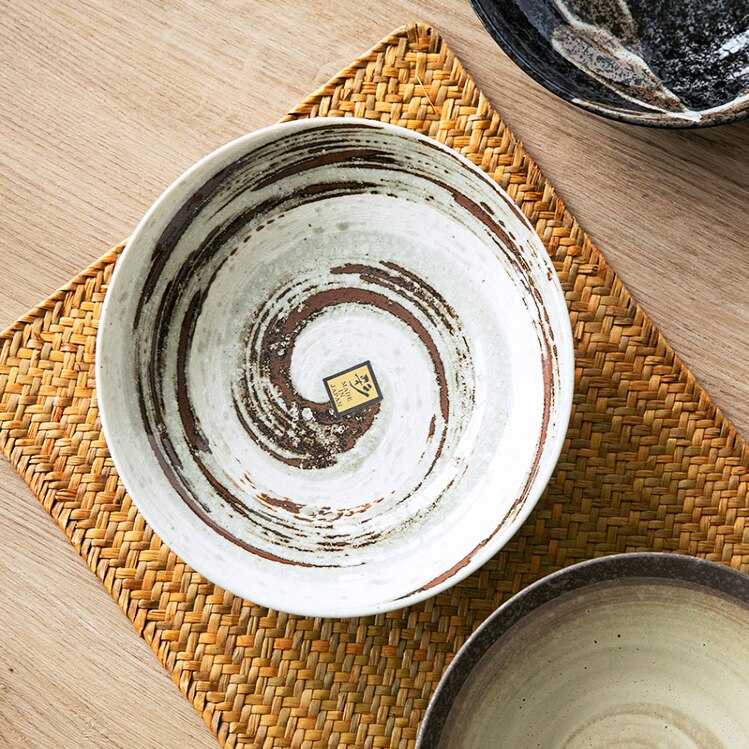 Keramisk kop kaffekrus vintage lille japansk stil kop og underkop sæt miljøvenligt porcelæn kubek drinkware  eb50bd: Underkop