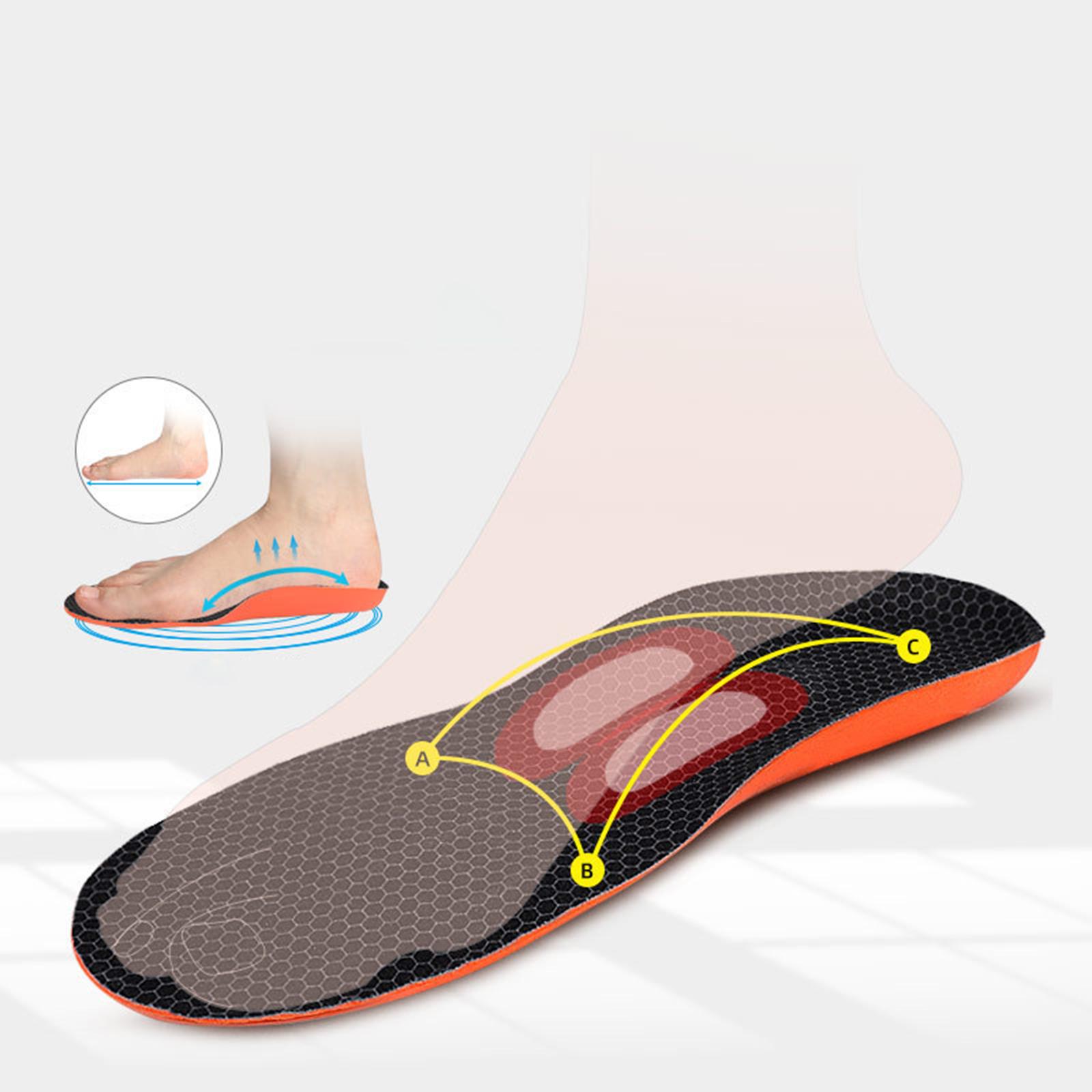 Orthotic Arch Support Shoe Inserts Air Cushion Gel Soft Orthotic Inserts Pads Foot Valgus Outdoor Shock Absorption Foot Valgus