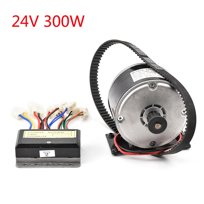 300 Watt 24 v Gebürstet DC Motor- Bausatz Mit 24 v Regler 535-5 mt Gürtel Für Elektrische Fahrrad E Rolle E-Fahrrad Zubehör