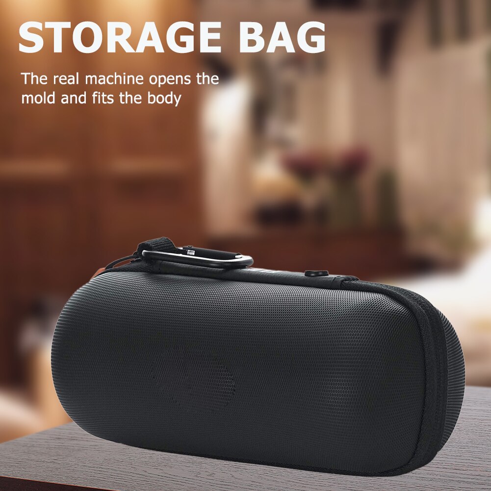 Flip 6 wireless speaker storage bag, travel portable protective hard shell storage bag with zipper, speaker carrying case