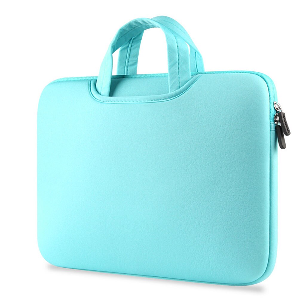 11 12 13 14 15 15.6 inch Computer Laptop Bag Briefcase Handbag For Dell Asus Lenovo HP Acer Macbook Air Pro Sleeve Pouch Case: Green / 14 inch