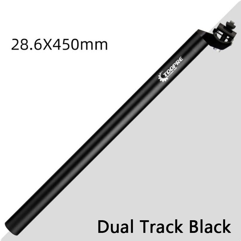 X AUTOHAUX Reggisella Bici In Lega Di Alluminio 25,4 X 450 Mm Con Scala - Nero, Universale Per MTB E Bici Da Strada