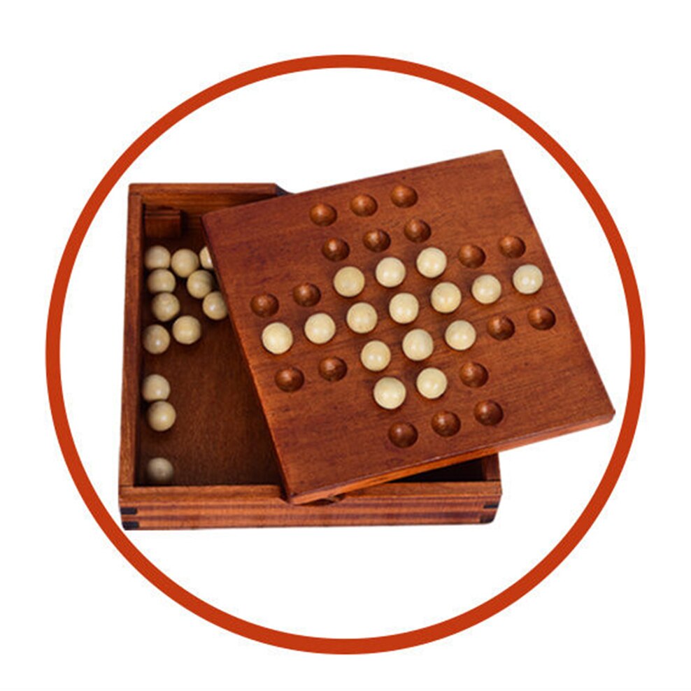 Juego de mesa individual de madera Noble para niños, ajedrez de diamantes independiente, antiguo chino Kong