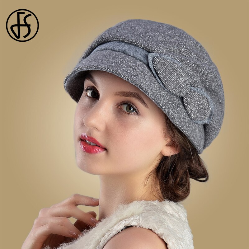 Naisten villahatut, ranskalainen baretti, huopahattu, kirkkohattu, sininen, punainen, harmaa, lämmin, rento, naisten hattu, feminino