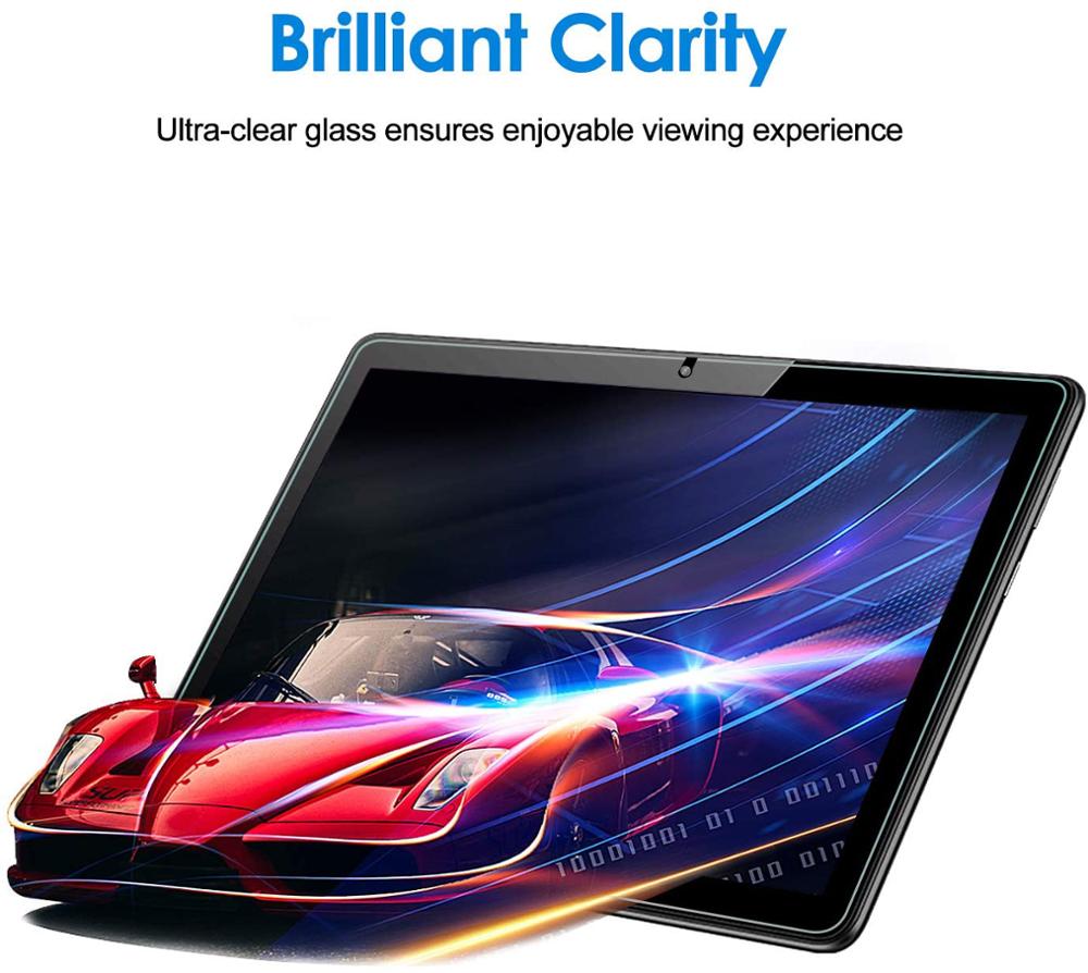 Til huawei mediapad  t5 10 10.1 inch ags 2-w09/l09/l03/w19- 9h premium tablet hærdet glas skærmbeskytter filmbeskytter cover